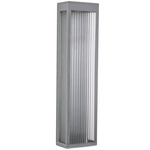 Avenue Panel Outdoor Wall Sconce - Silver