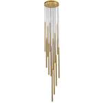 Filmore Multi Light Pendant - Brass