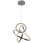 Circa Pendant - Polished Chrome / Opal