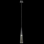 Encino Pendant - Gun Metal / Clear