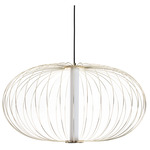 Delano Chandelier - Gold / White