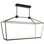 Park Ave Linear Chandelier - Black