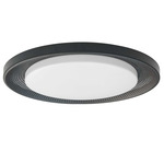 Boullier Flush Mount - Matte Black / White