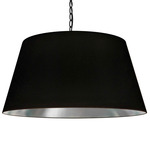 Brynn Pendant - Black / Black / Silver