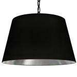 Brynn Pendant - Black / Black / Silver
