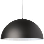 Ofelia Pendant - Matte Black / White