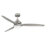 Artiste Smart Ceiling Fan with Light - Brushed Nickel / Silver