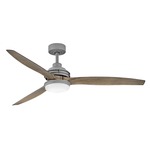 Artiste Smart Ceiling Fan with Light - Graphite / Driftwood