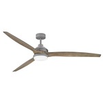 Artiste Smart Ceiling Fan with Light - Graphite / Driftwood