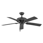 Oasis Ceiling Fan - Matte Black / Matte Black