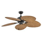 Tropic Air Ceiling Fan - Matte Black / Koa