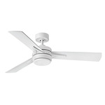 Ventus Ceiling Fan - Matte White / Matte White / Weathered Wood