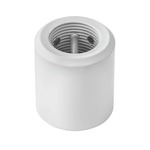 Downrod Coupler - Chalk White