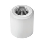 Downrod Coupler - Matte White