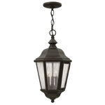 Edgewater 120V Outdoor Pendant - Oil Rubbed Bronze / Clear Seedy