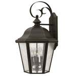 Edgewater 120V Outdoor Wall Light - Oil Rubbed Bronze / Clear Seedy