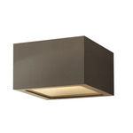 Kube 120-277V Outdoor Ceiling Light Fixture - Bronze