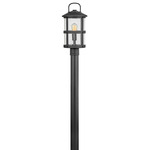 Lakehouse 120V Outdoor Post / Pier Mount - Black / Clear Seedy