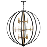 Euclid Extra Large Chandelier - Spanish Bronze