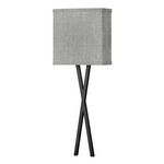 Axis Wall Sconce - Black / Heather Gray