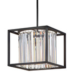 Giada Pendant - Black / Crystal