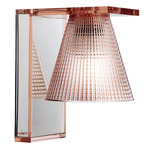 Light-Air Sculpted Wall Sconce - Transparent / Pink