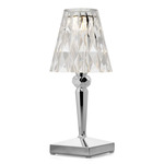 Battery Portable Table Lamp - Silver