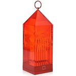 Lantern Table Lamp - Transparent Red
