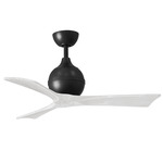 Irene Ceiling Fan - Matte Black / Matte White