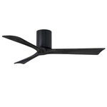 Irene Hugger Ceiling Fan - Matte Black / Matte Black