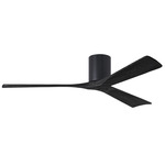 Irene Hugger Ceiling Fan - Matte Black / Matte Black