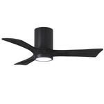 Irene Hugger Ceiling Fan - Matte Black / Matte Black