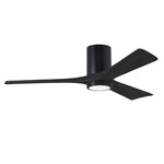 Irene Hugger Ceiling Fan - Matte Black / Matte Black