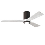 Irene Hugger Ceiling Fan - Textured Bronze / Matte White