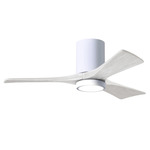 Irene Hugger Ceiling Fan - Gloss White / Matte White