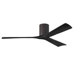 Irene Hugger Ceiling Fan - Textured Bronze / Matte Black