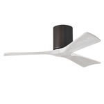 Irene Hugger Ceiling Fan - Textured Bronze / Matte White