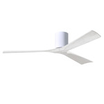 Irene Hugger Ceiling Fan - Gloss White / Matte White