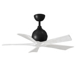 Irene Ceiling Fan - Matte Black / Matte White