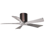 Irene Hugger Ceiling Fan - Brushed Bronze / Barn Wood Tone