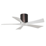 Irene Hugger Ceiling Fan - Brushed Bronze / Matte White