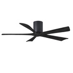 Irene Hugger Ceiling Fan - Matte Black / Matte Black