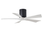 Irene Hugger Ceiling Fan - Matte Black / Matte White