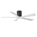 Irene Hugger Ceiling Fan - Matte Black / Matte White