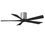 Irene Hugger Ceiling Fan - Brushed Nickel / Matte Black