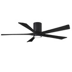 Irene Hugger Ceiling Fan - Matte Black / Matte Black