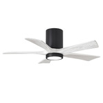 Irene Hugger Ceiling Fan - Matte Black / Matte White