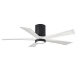 Irene Hugger Ceiling Fan - Matte Black / Matte White