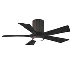 Irene Hugger Ceiling Fan - Textured Bronze / Matte Black