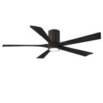 Irene Hugger Ceiling Fan - Textured Bronze / Matte Black